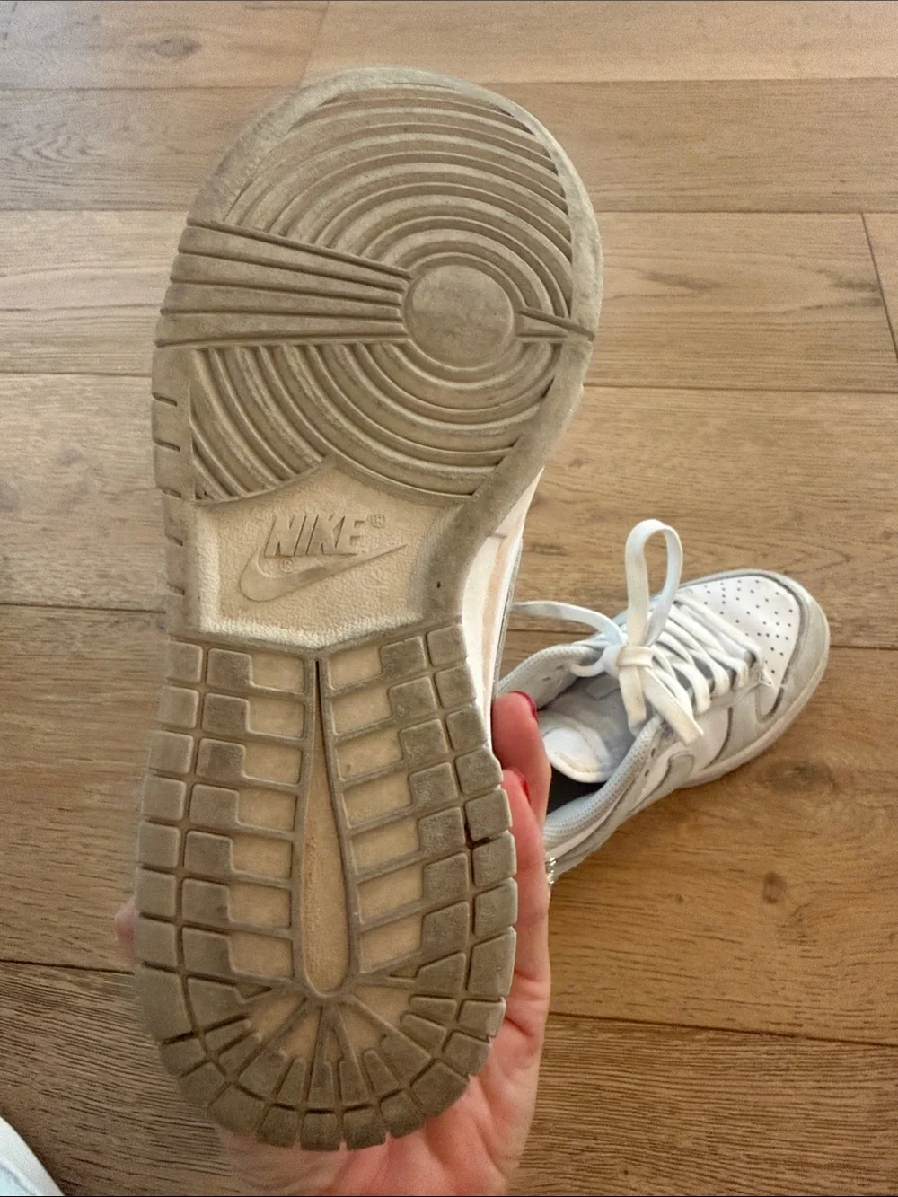 Nike gray and white size US 6 lightly used.
